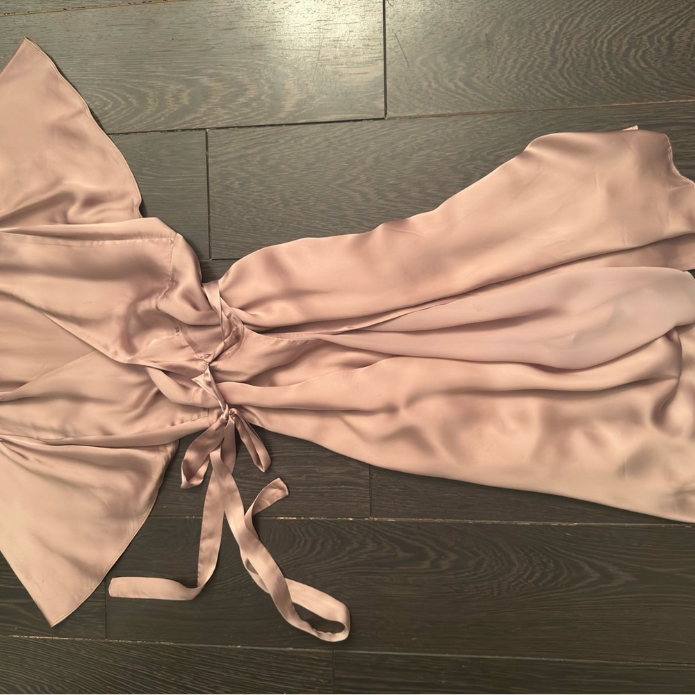Wilfred Elegant Pink Wrap Dress